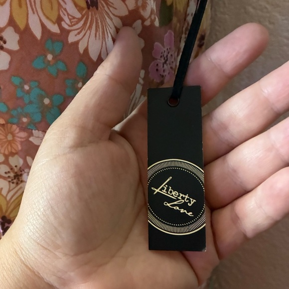 🆕Liberty Love Spaghetti Strap Cut Out Flowy Floral Maxi Sundress L🆕 - Picture 13 of 13